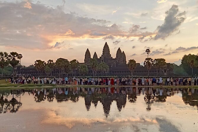 Siem Reap Private Day Tour: Angkor Wat Sunrise, Bayon & Ta Prohm - Angkor Thom’s South Gate is a quick photo stop