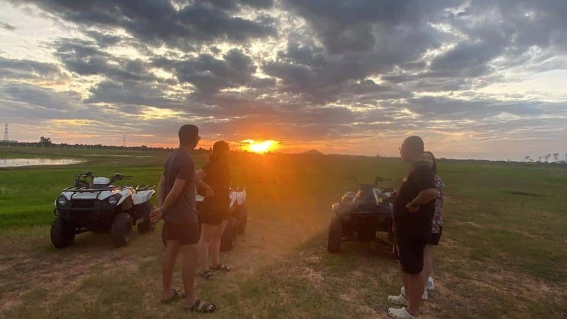Siem Reap Quad Bike Countryside Tour - Leaving Siem Reap behind on village roads
