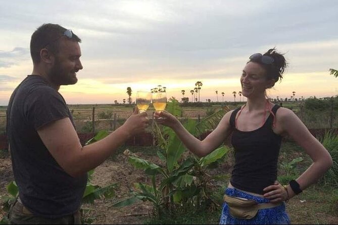 Small Group Countryside Bike Tours, Sunset & Picnic - Riding through Khmer village life