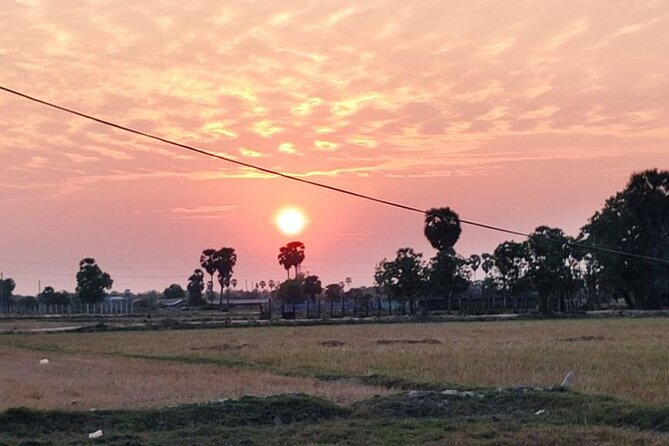 Small Group Sunset, Picnic & Countryside, Bike Tours - Tasting Cambodian food and regional desserts