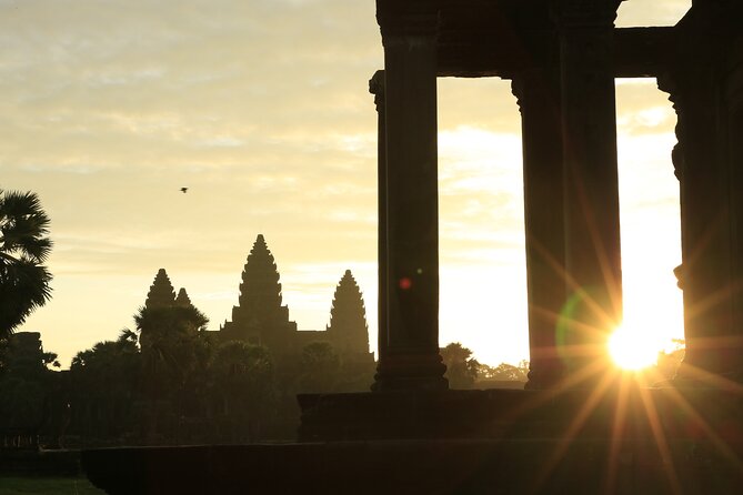 Sunrise Tour of Angkor Temples from Siem Reap - Crossing Angkor Thom to reach the Elephant Terrace and Bayon