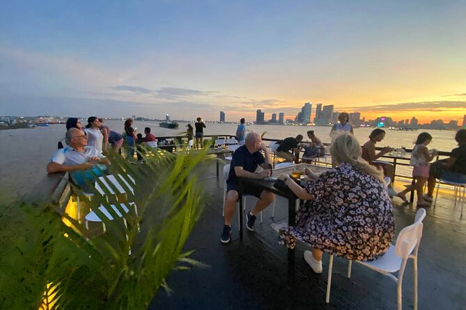 Sunset Cruise with free flow beer, soft drinks & fruit platter - Phnom Penh looks best from the river at sunset
