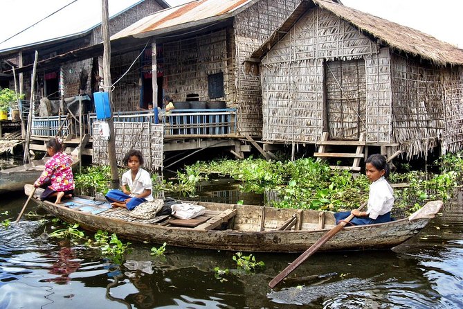 Sunset tour of Kampong Phluk stilts home village on the Tonle Sap - Tonle Sap at sunset