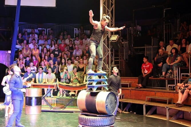 The Cambodian Circus Show and Pub Street Night Market - Inside the two-hour Phare Cambodian Circus performance