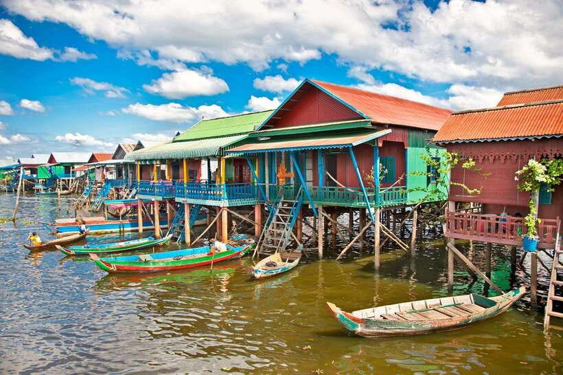 Tonle sap, Kompong Phluk (Floating village) Private Tour - Arriving at Kompong Phluk and the stilt houses