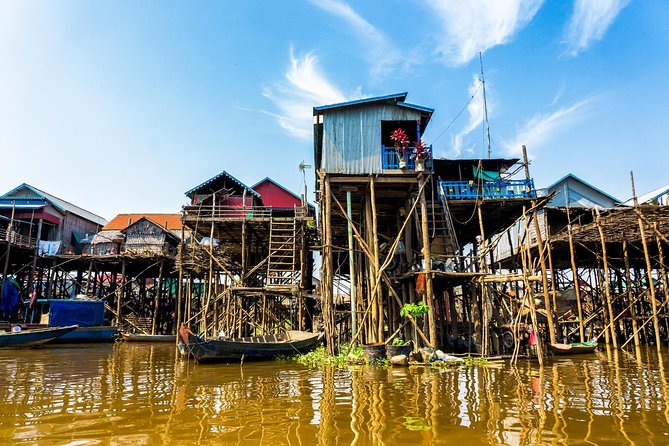 Tonle Sap Lake and Kampong Phluk Village Private Half Day Tour - The local boat ride across village waterways and Tonle Sap