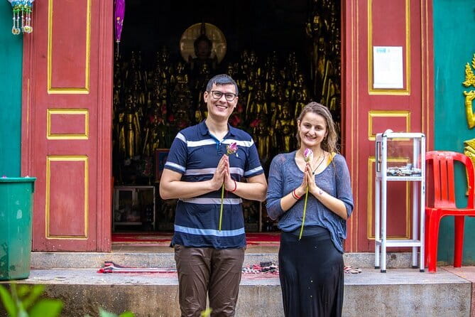 Traditional Khmer Water Blessing by Monk and Lotus Farm Visit - What guides Hong and Bo add