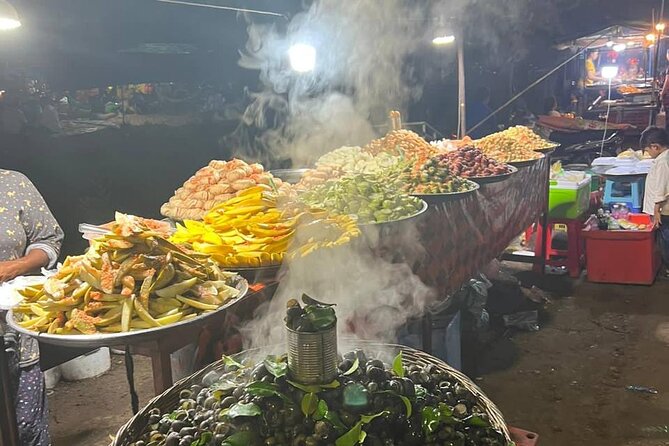 Ultimate Siem Reap Food Tour (10 Locals Tasting with Drinks & Transport) - The Siem Reap night market adds local color