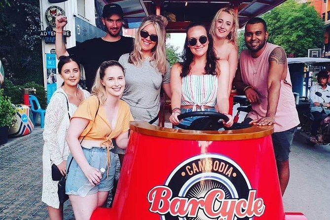Unlimited Drinks - Sunset City Tour - 2 Hours - A Moving Bar Through Central Siem Reap